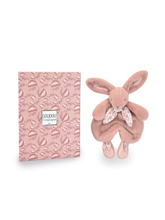 Doudou lapin Rose poudré - 29 cm