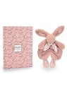 Doudou lapin Rose poudré - 29 cm