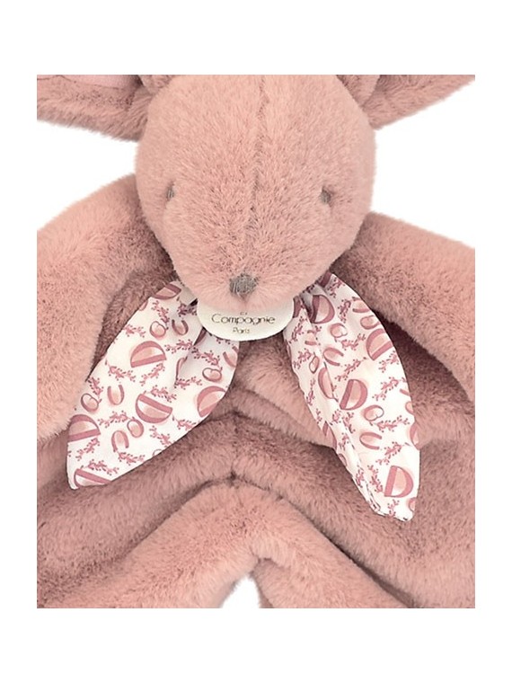Doudou lapin Rose poudré - 29 cm