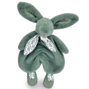 Doudou lapin Vert - 29 cm