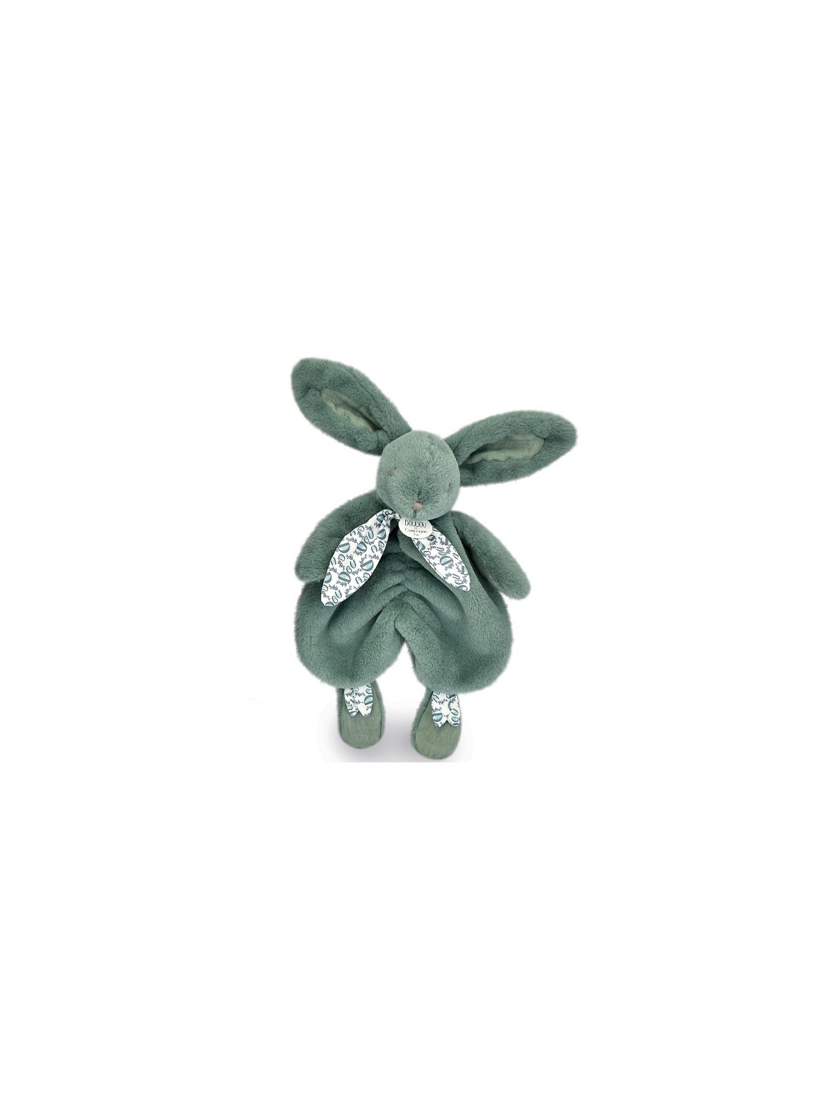 Doudou lapin Vert - 29 cm