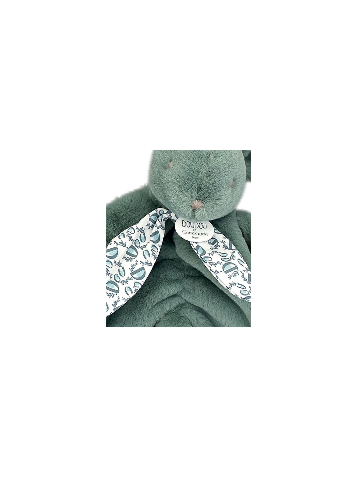 Doudou lapin Vert - 29 cm