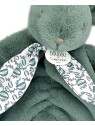 Doudou lapin Vert - 29 cm