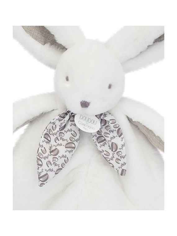 Doudou lapin Blanc - 29 cm