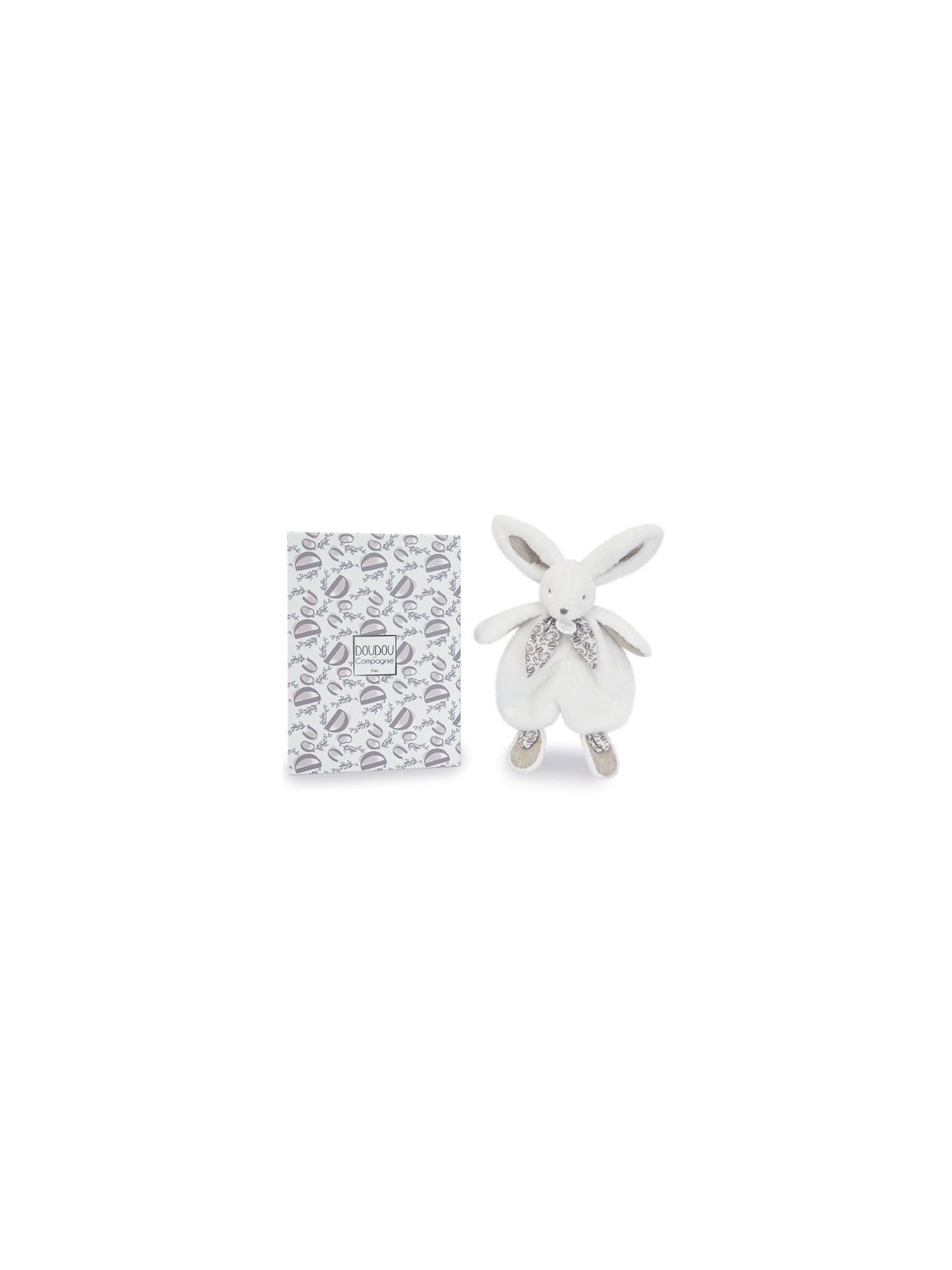 Doudou lapin Blanc - 29 cm