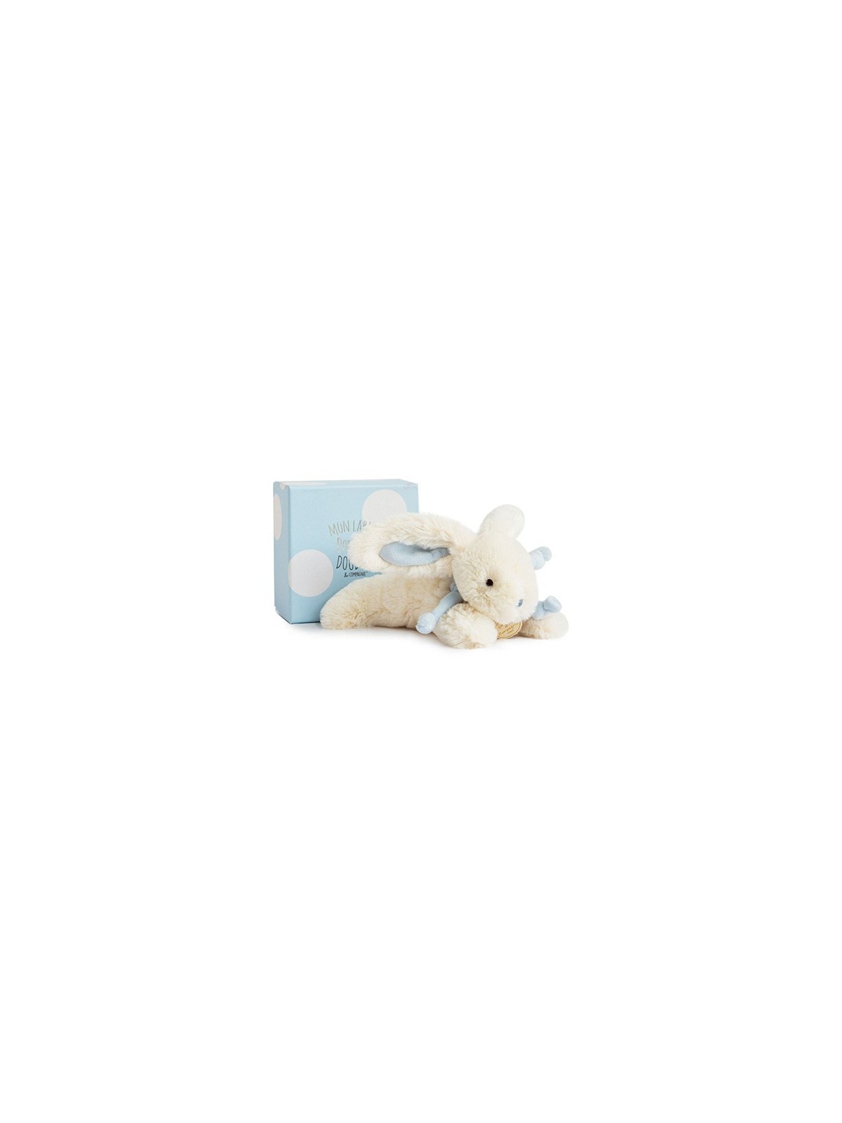 Peluche Lapin Bonbon Bleu - 20 cm
