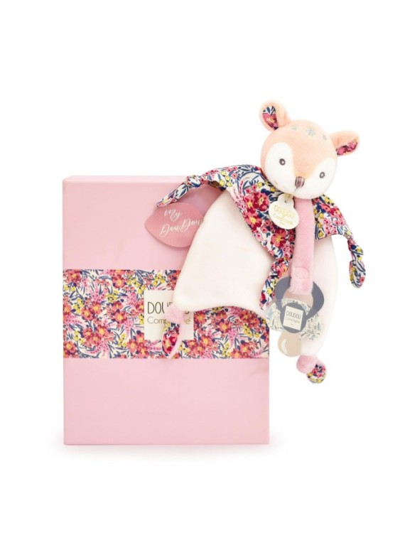 Doudou attache sucette Faon - BOH'AIME - 20 cm