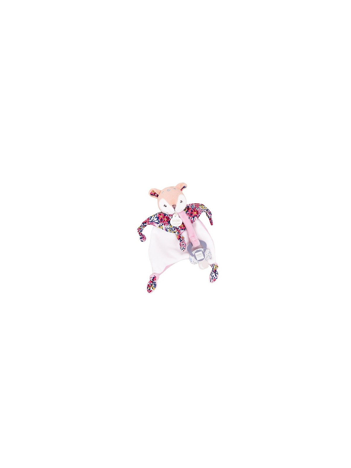 Doudou attache sucette Faon - BOH'AIME - 20 cm