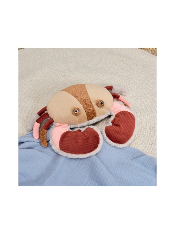 Peluche Crabe beige - 23 cm