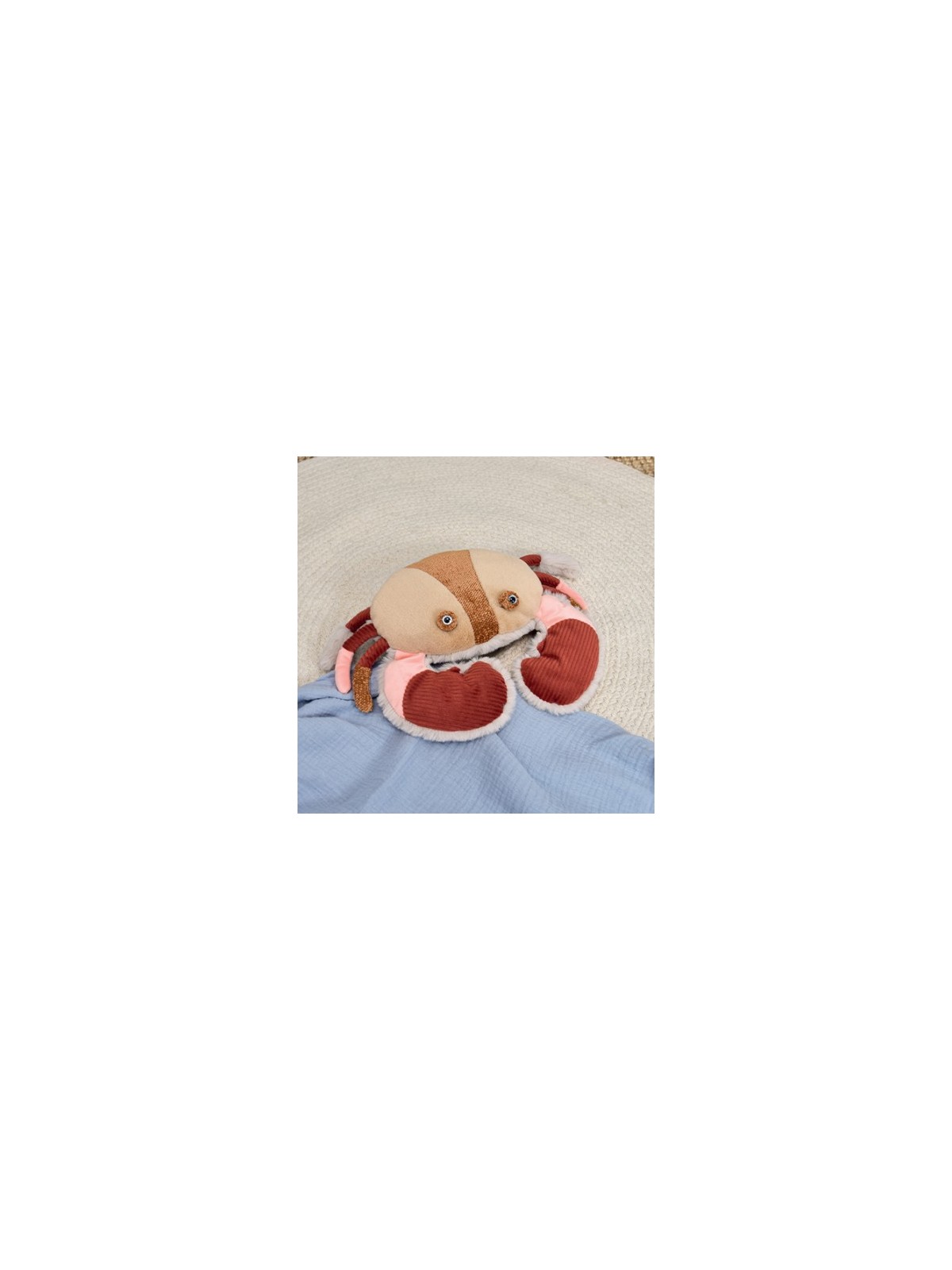 Peluche Crabe beige - 23 cm