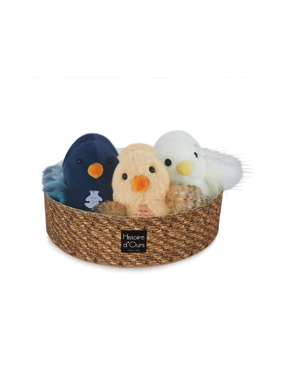 Peluche poussin ( modèle aléatoire )- 15 cm