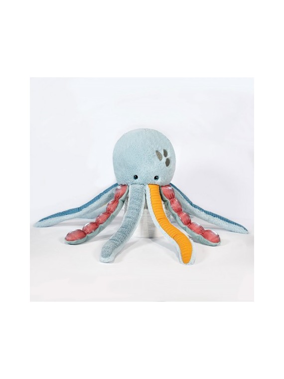 Peluche Méduse multicolore - 40 cm