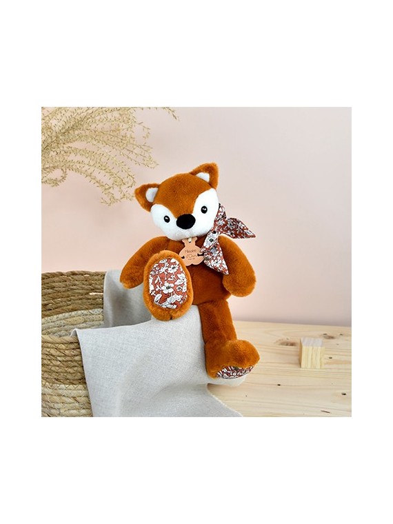 Peluche Renard Orange - 25 cm - Copains Câlins