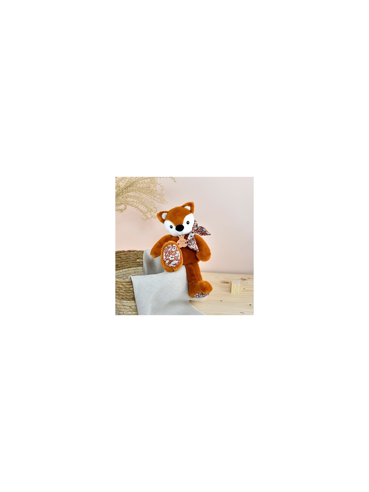 Peluche Renard Orange - 25 cm - Copains Câlins