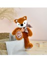 Peluche Renard Orange - 25 cm - Copains Câlins