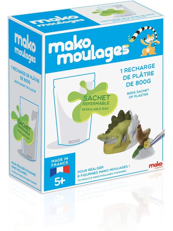 Recharge de plâtre 800g mako moulages