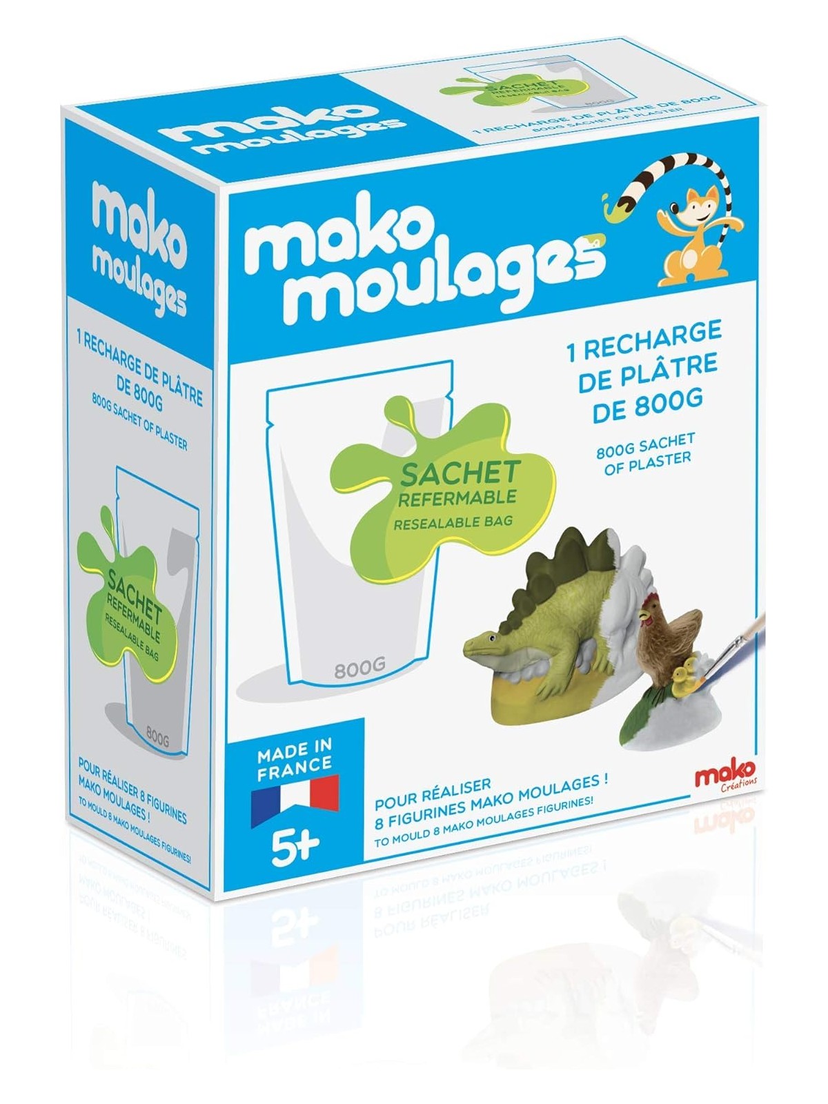 Recharge de plâtre 800g mako moulages