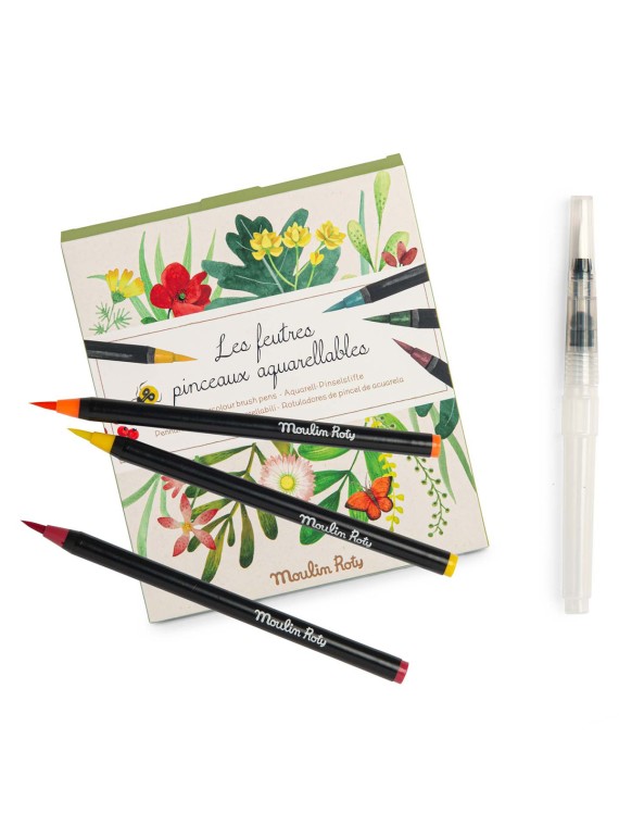 Boîte de 12 Feutres Aquarelles - Le Jardin du Moulin