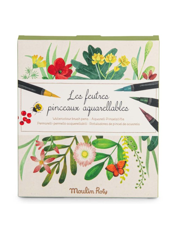 Boîte de 12 Feutres Aquarelles - Le Jardin du Moulin
