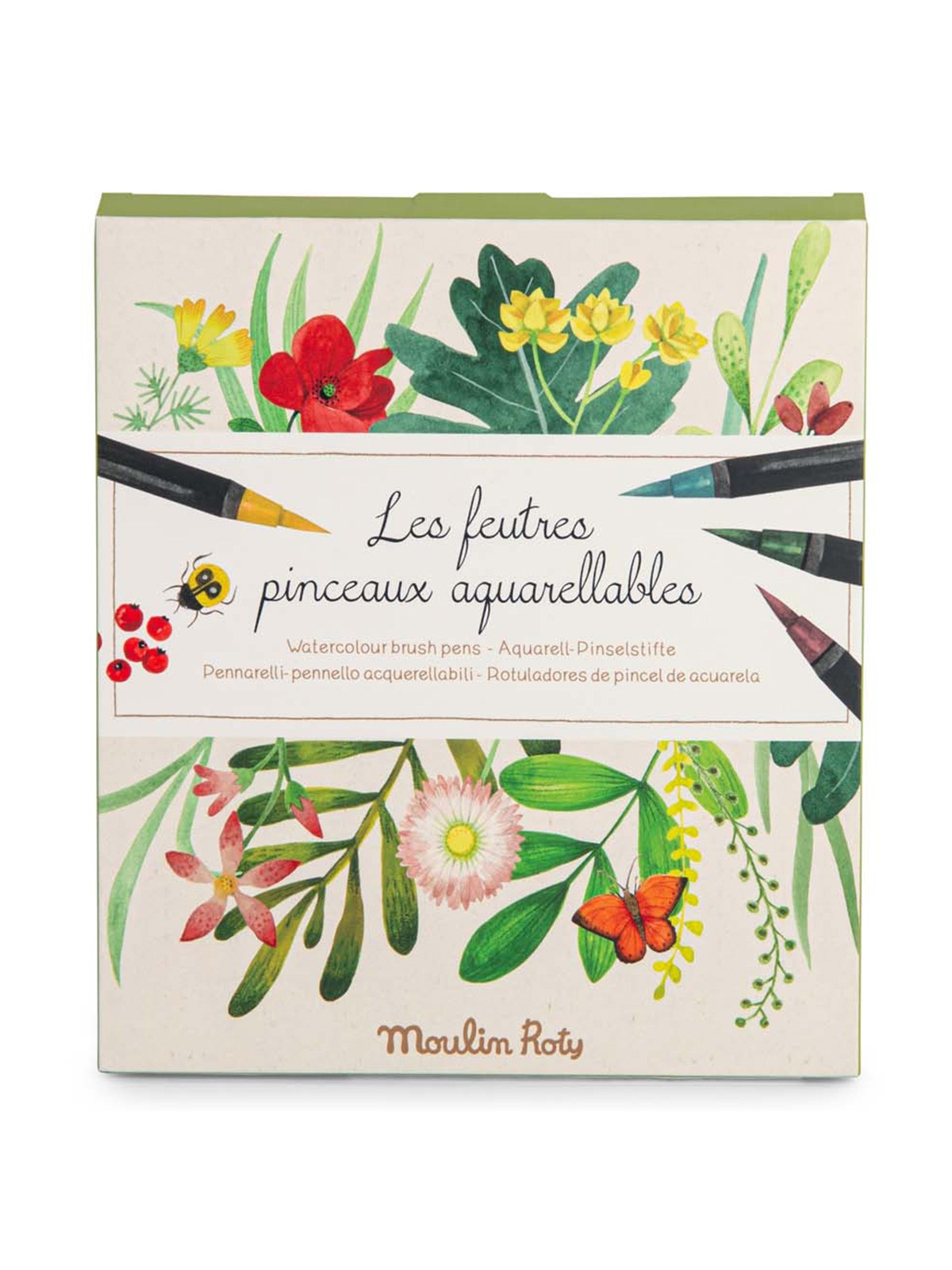 Boîte de 12 Feutres Aquarelles - Le Jardin du Moulin