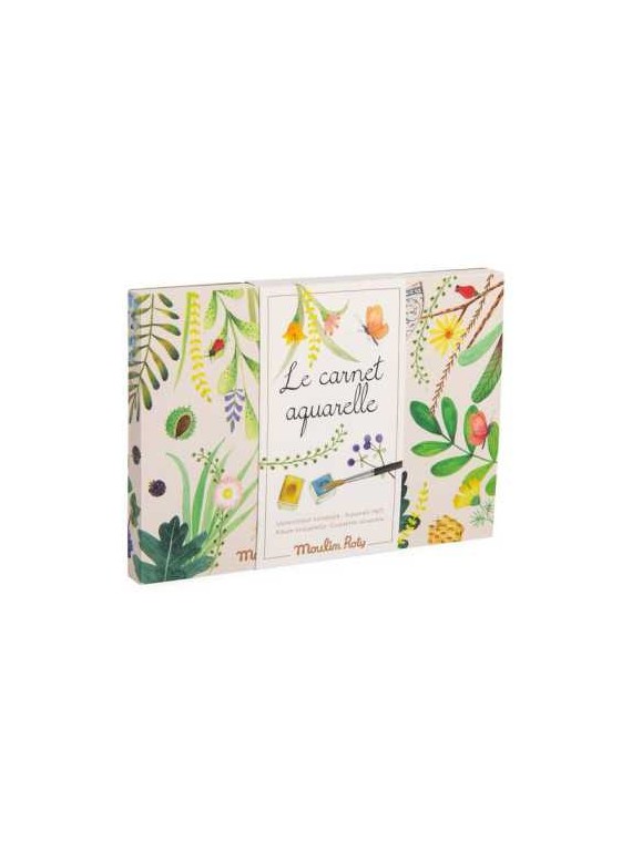 Carnet aquarelle Le Jardin du Moulin - Moulin Roty