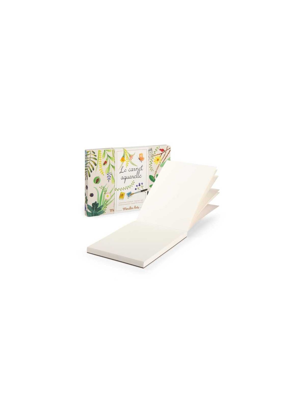 Carnet aquarelle Le Jardin du Moulin - Moulin Roty