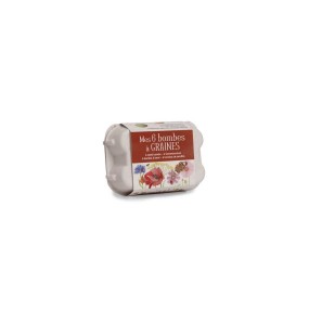 Boîte à oeufs 6 bombes à graines Le jardin du Moulin