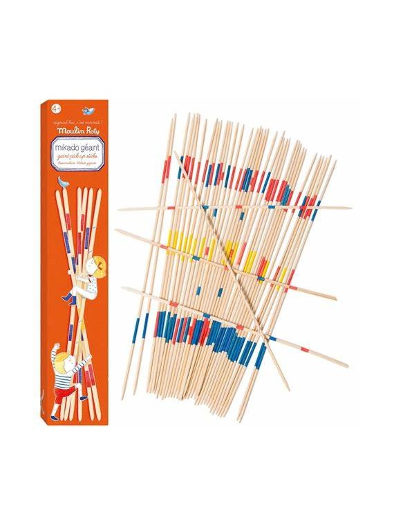 Mikado géant Aujourd'hui c'est mercredi - Moulin Roty