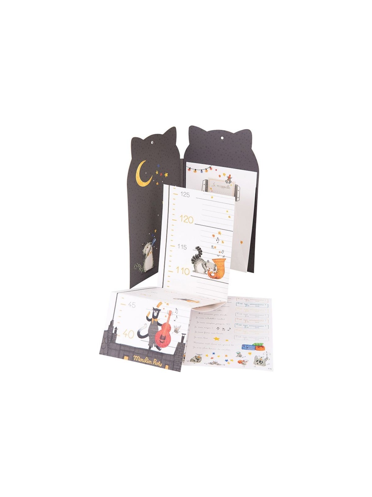 Les Moustaches Toise carnet