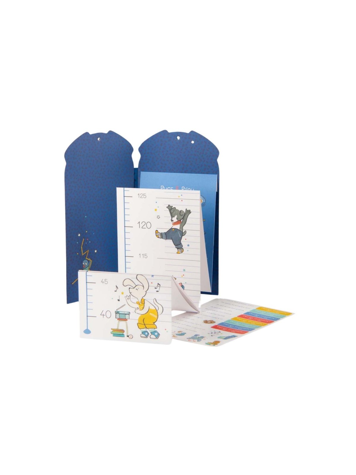 Toise carnet Puce et Pilou