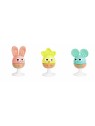 3 hochets à ventouse - animaux