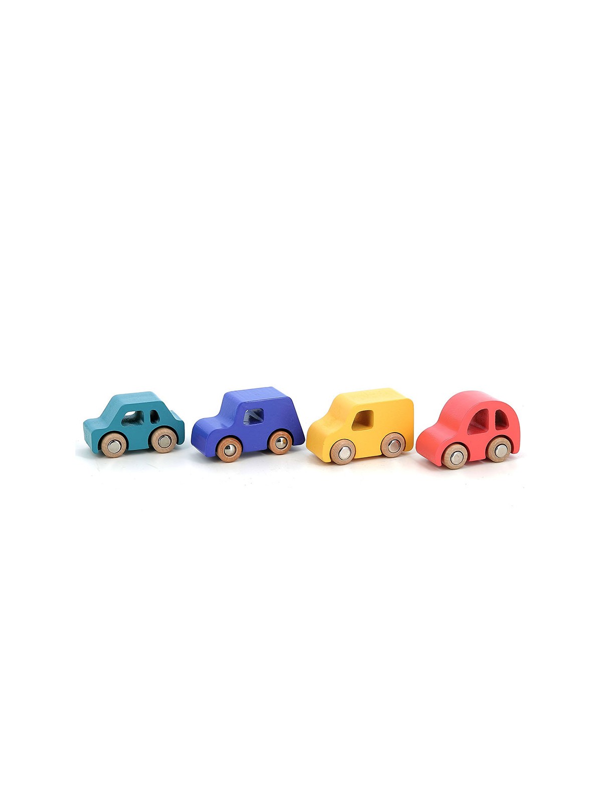 Coffret de 4 voitures en bois City, Vilacity