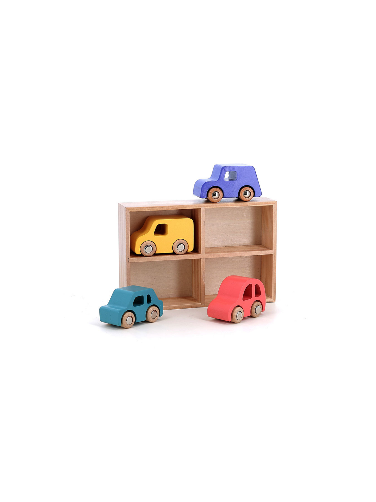 Coffret de 4 voitures en bois City, Vilacity