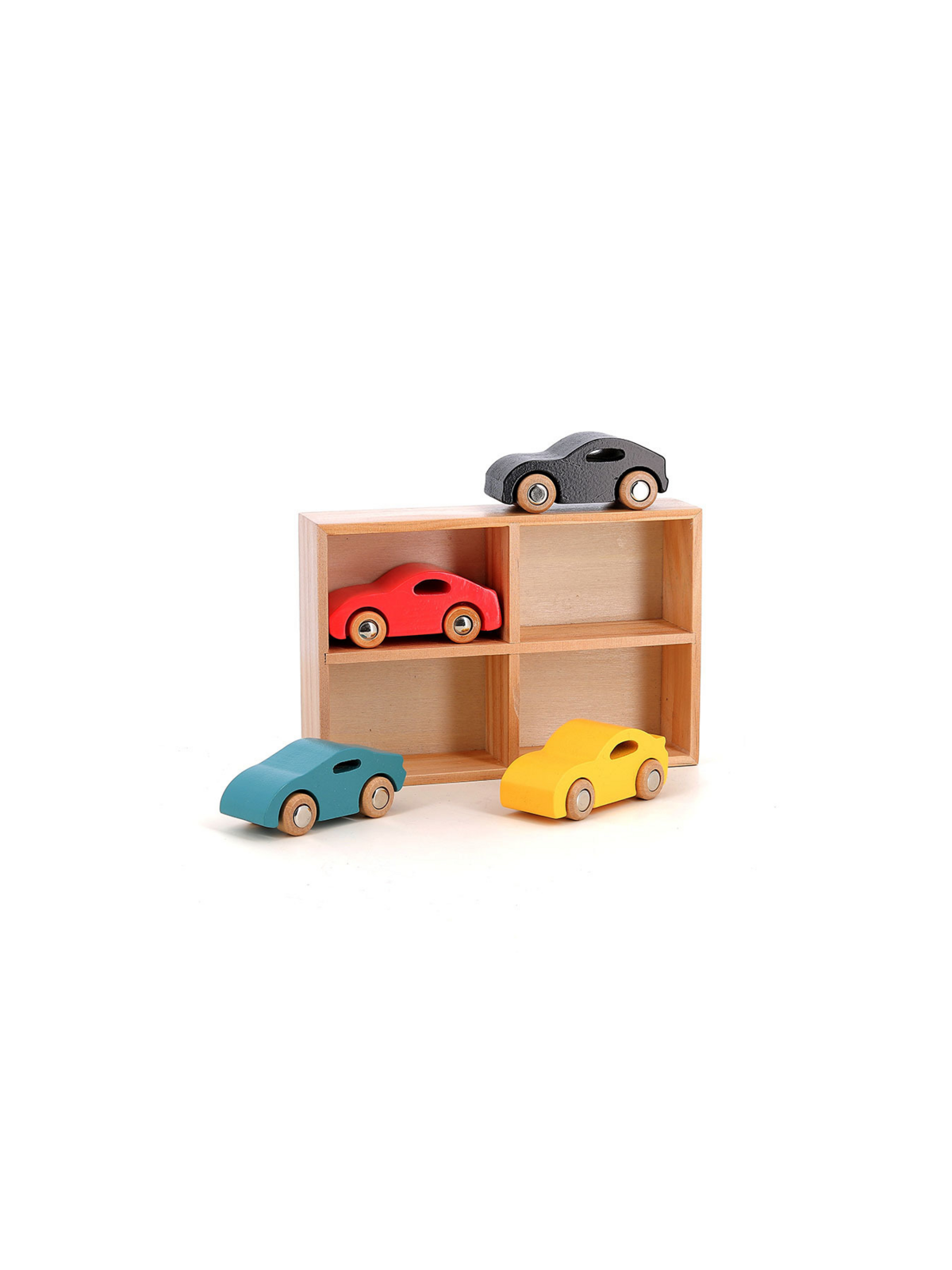 Coffret de 4 voitures en bois Super cars, Vilacity