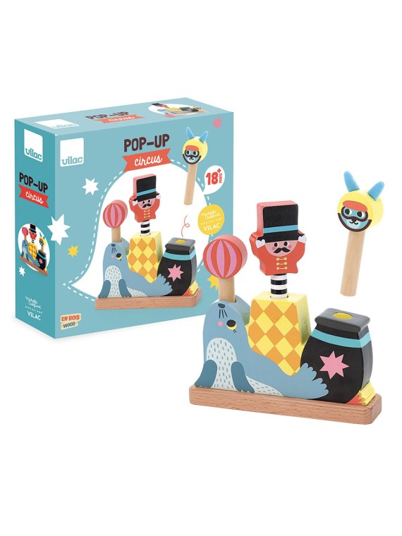 Pop-up en bois, Circus - Michelle Carlslund