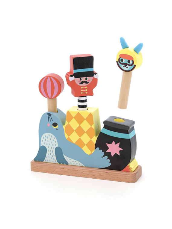 Pop-up en bois, Circus - Michelle Carlslund