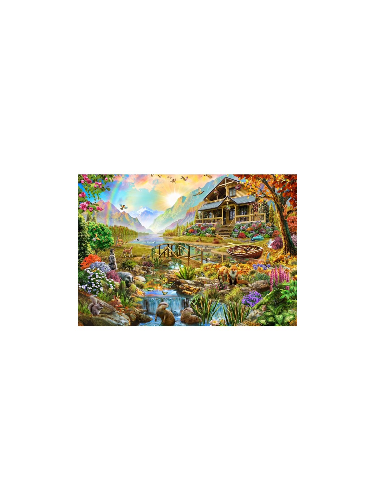 Country Paradise puzzle 1000 pieces