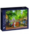 The Red Bike in Amsterdam puzzle 1000 pieces