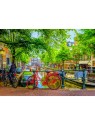 The Red Bike in Amsterdam puzzle 1000 pieces