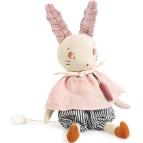 Poupée musicale lapin