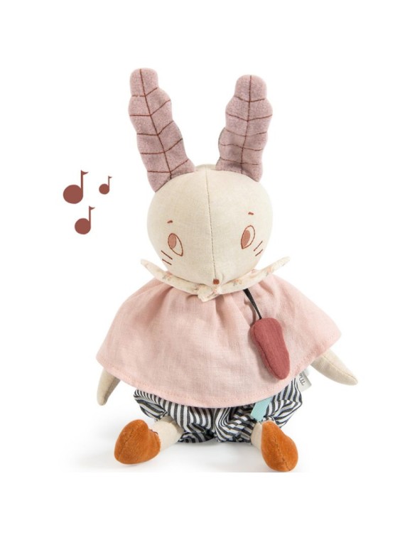 Poupée musicale lapin
