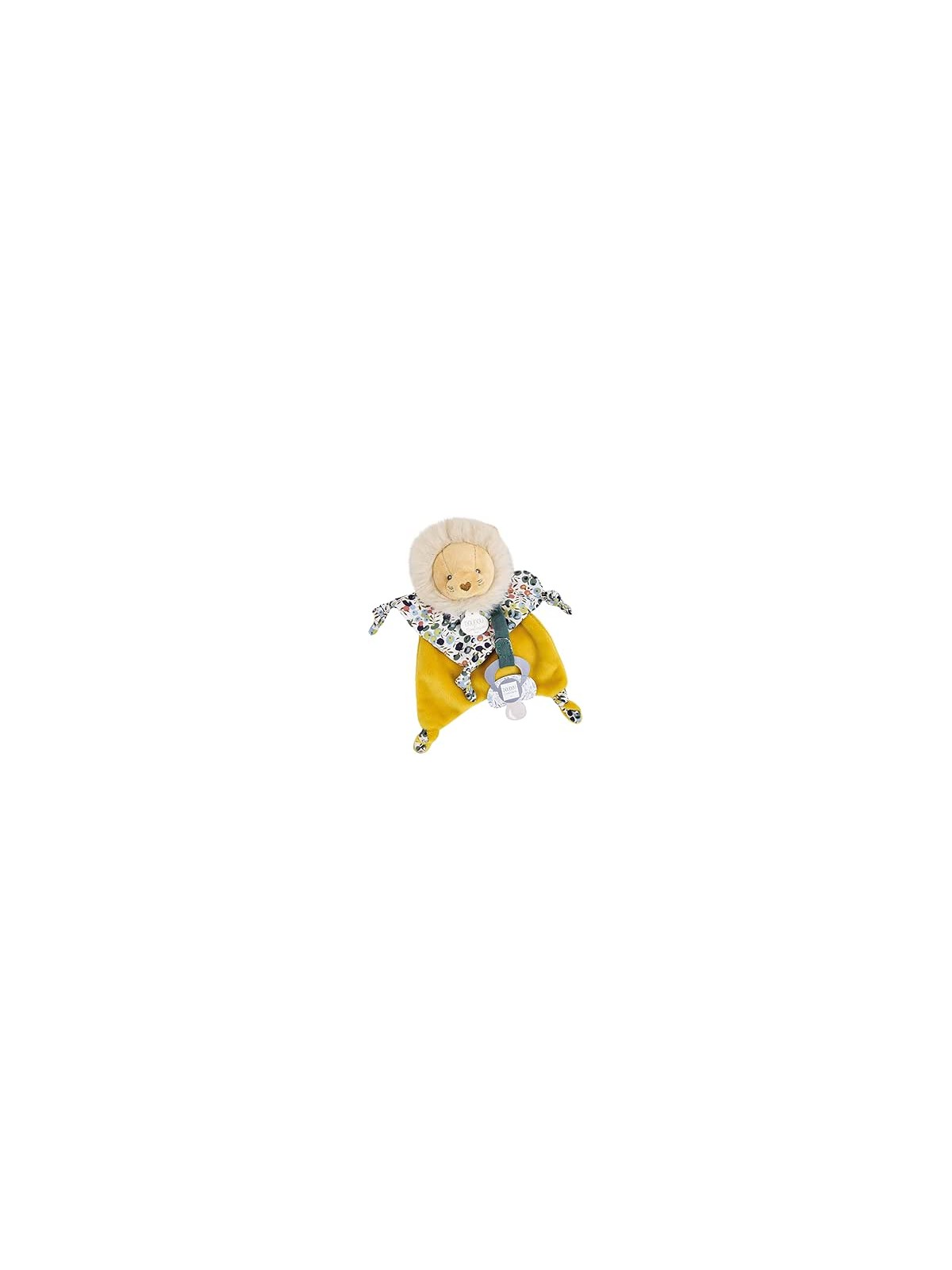 Doudou attache sucette Lion - 20 cm