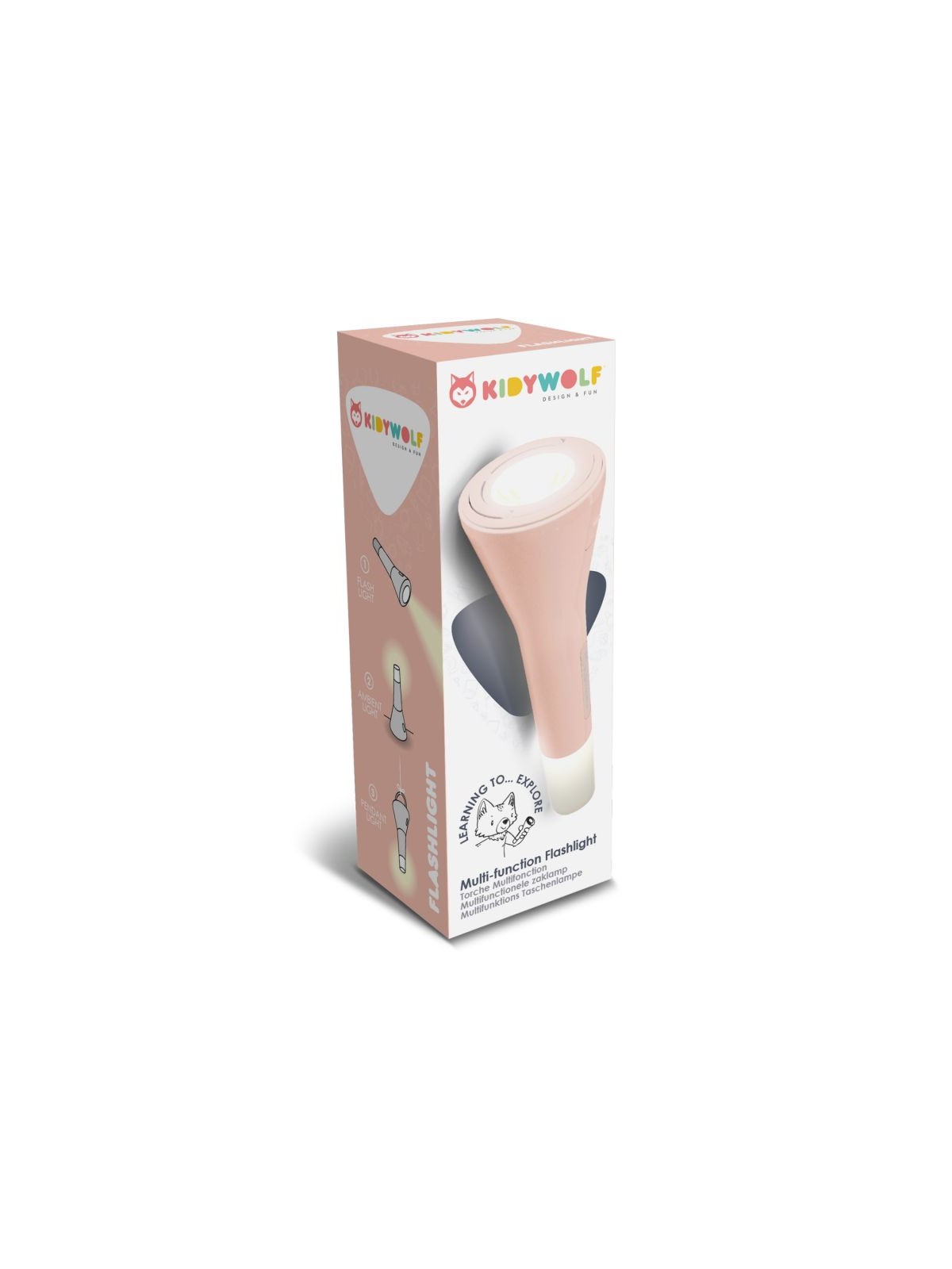 Lampe de poche 3-en-1 verte