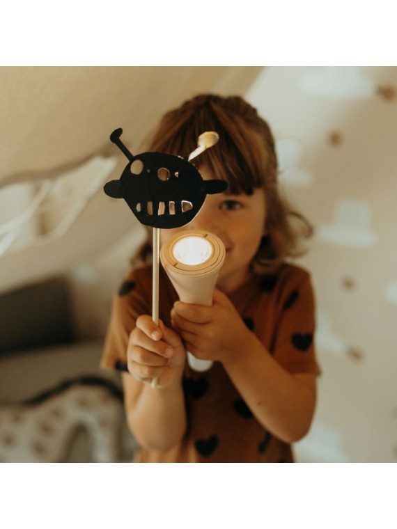 Lampe de poche 3-en-1 verte