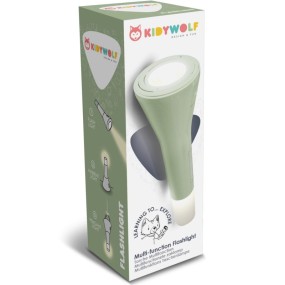 Lampe de poche 3-en-1 verte