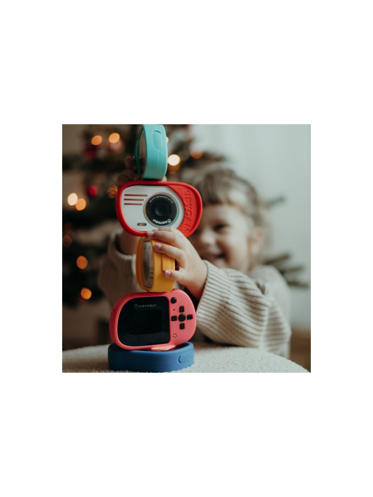 Appareil photo numérique et vidéo Kidycam Waterproof cyan