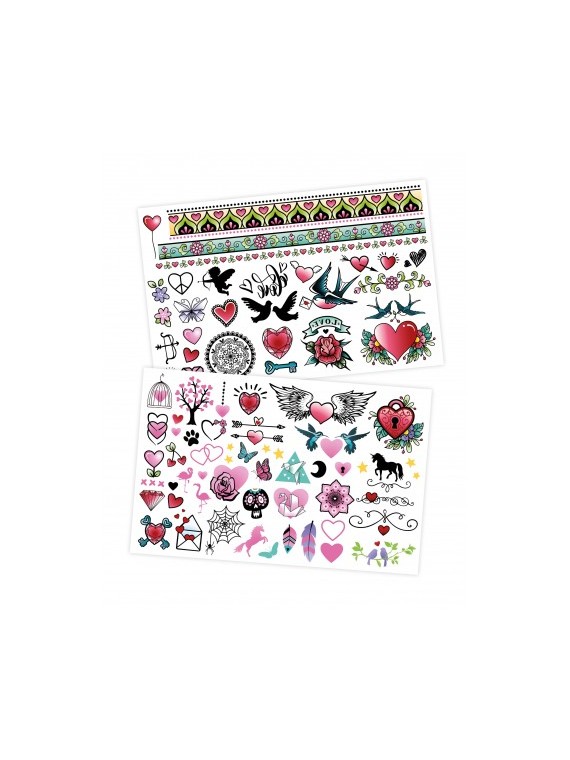 75 Tattoos lavables - Paillettes