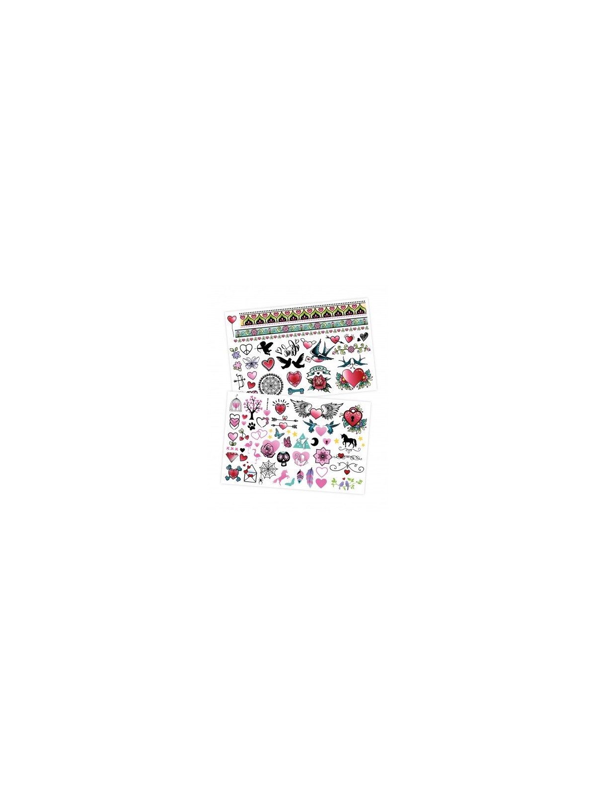 75 Tattoos lavables - Paillettes