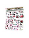 75 Tattoos lavables - Paillettes