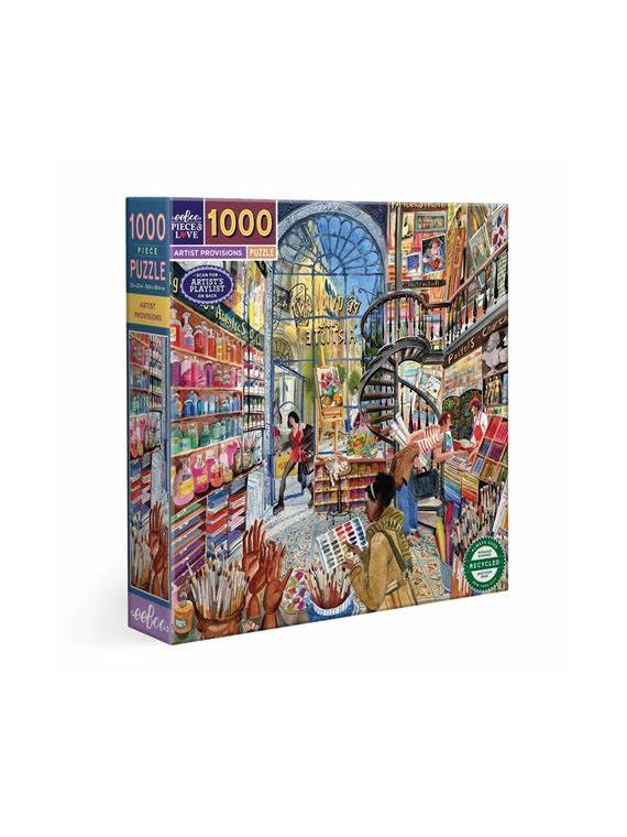 Puzzle 1000 pcs Artist provisions - Eeboo